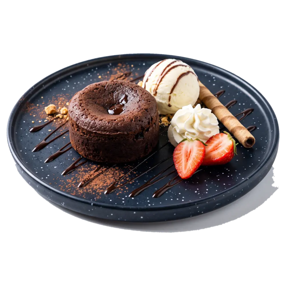 Soufflé de chocolate