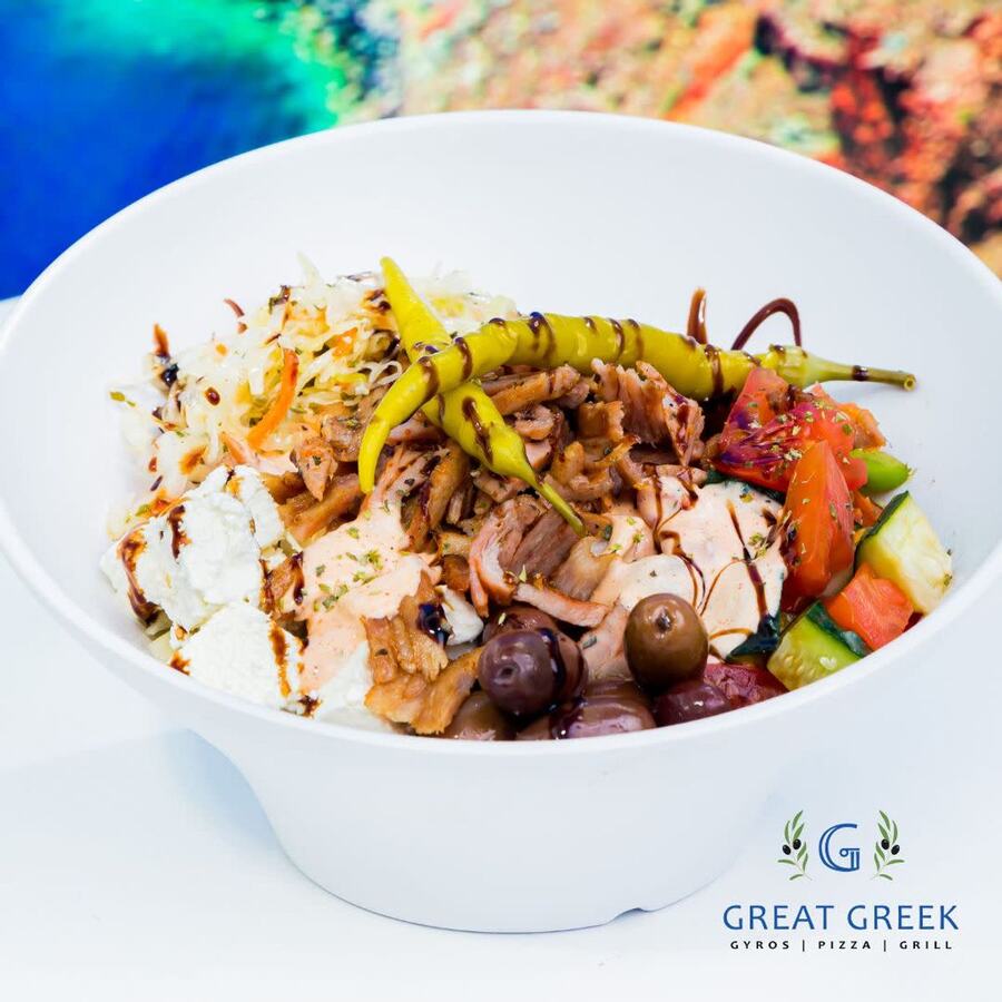 Gran ensalada griega