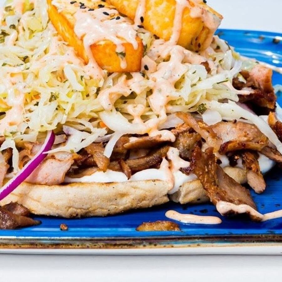 Pita de halloumi