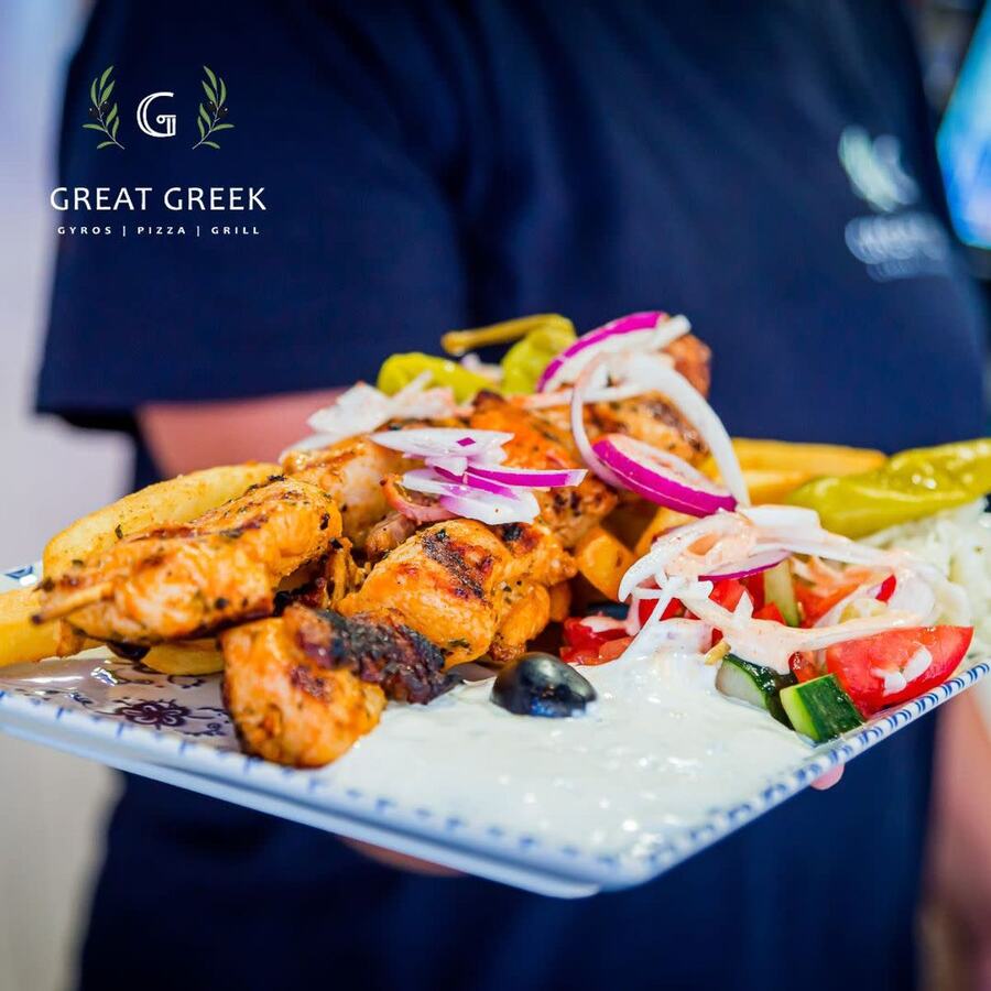 Souvlaki de pollo